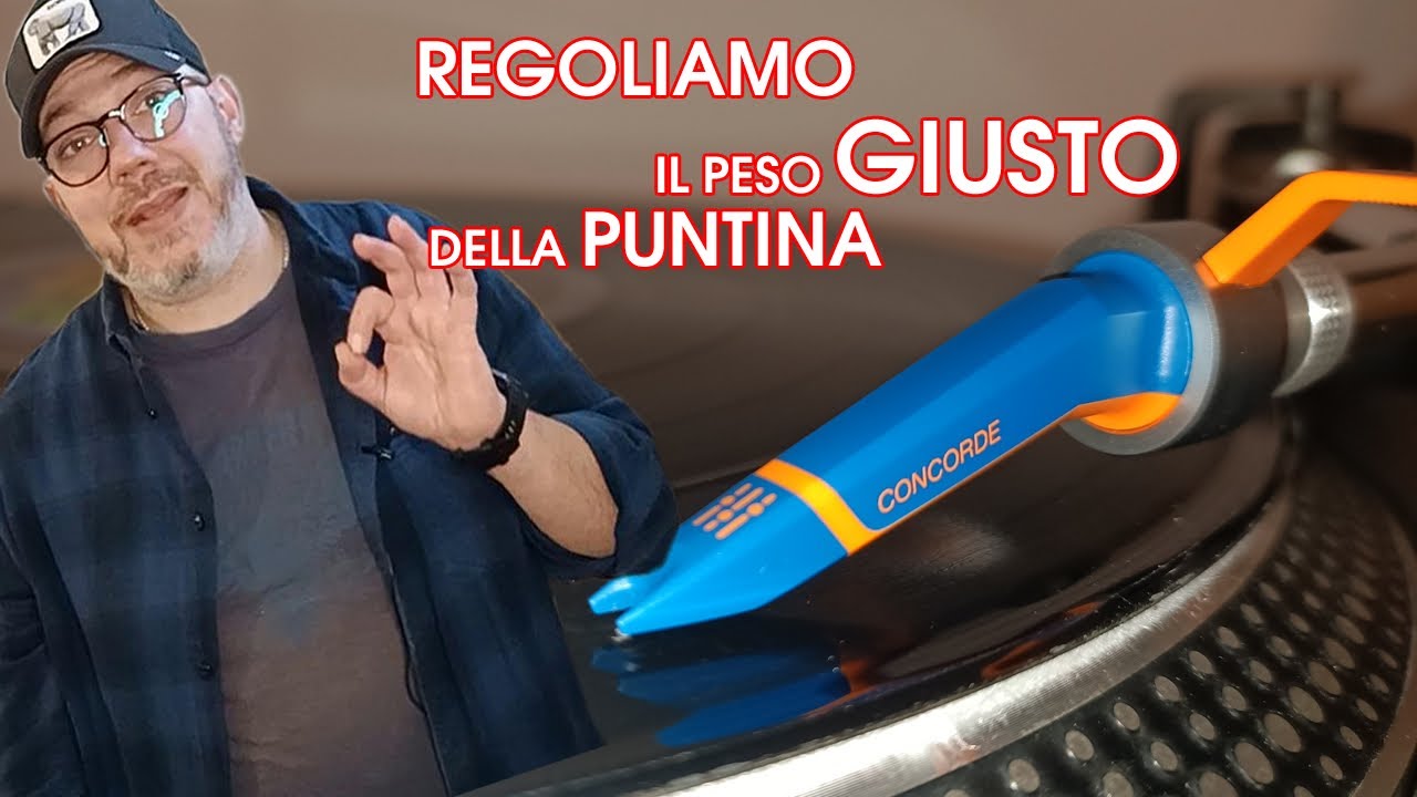 Come regolare e tarare il peso della puntina sul giradischi