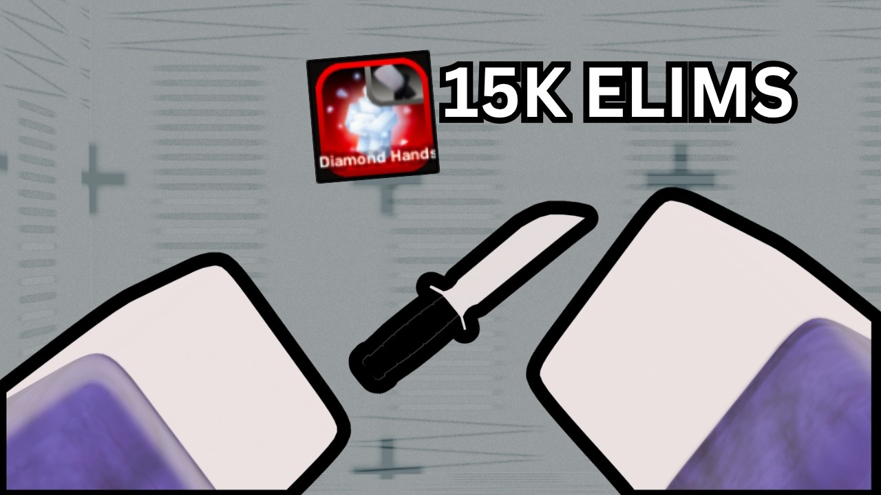 I Got The DIAMOND HANDS On The Knife In Roblox Rivals - YouTube