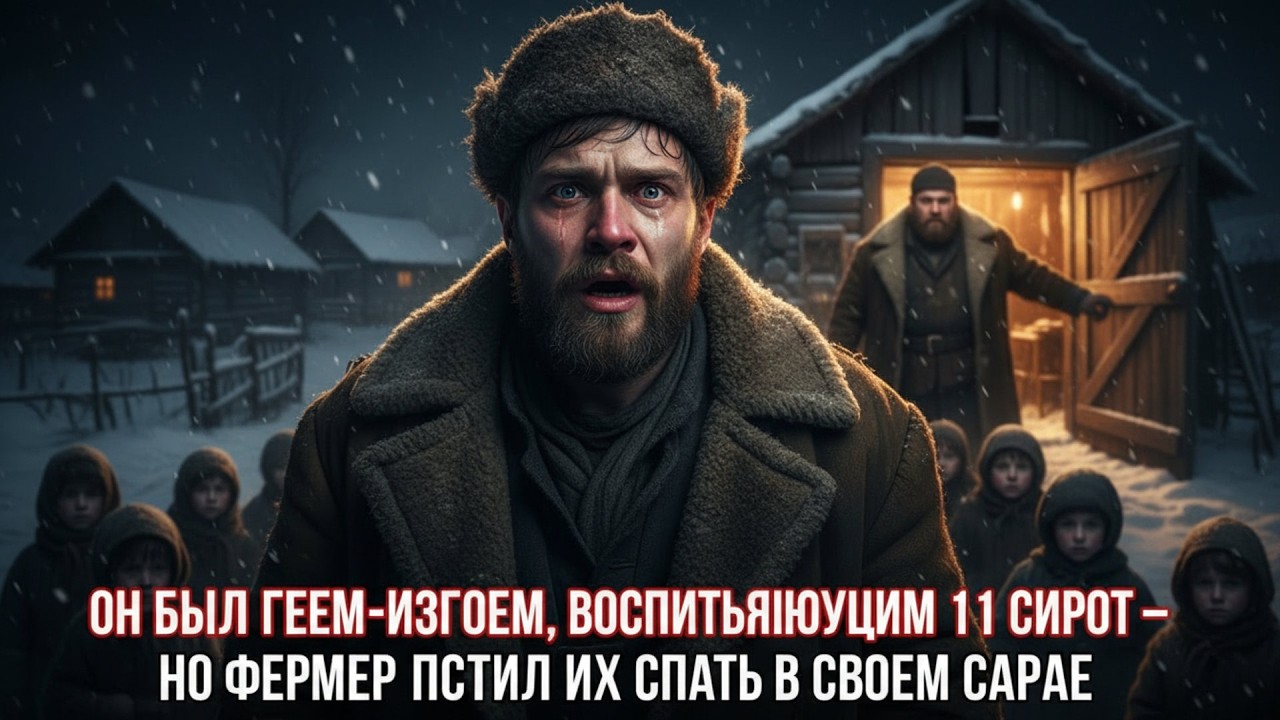 Он был геем-изгоем, воспитывающим 11 сирот — но фермер пустил их спать в своем сарае