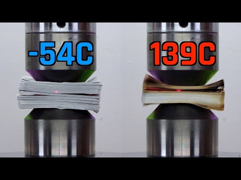 HYDRAULIC PRESS VS HOT & COLD!