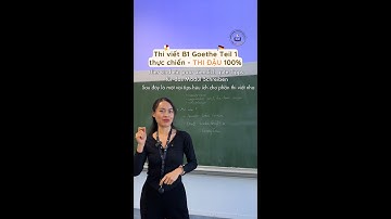 Làm mẫu CHI TIẾT - THI VIẾT tiếng Đức B1 Sprechen Teil 1 THỰC CHIẾN - Viết gì để THI ĐẬU 100%?