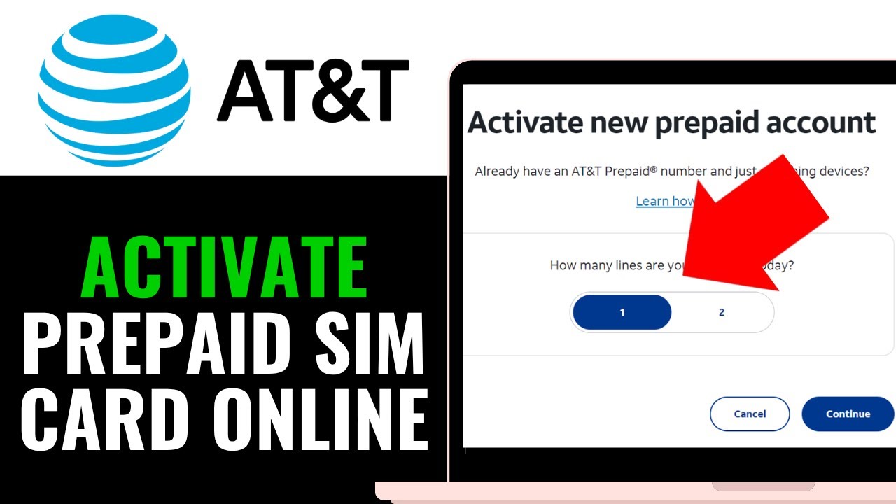 How to Activate AT&T Prepaid SIM Card Online 2025 (Step-by-Step) - YouTube
