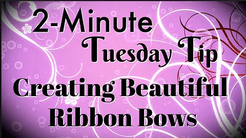 Simply Simple 2-MINUTE TUESDAY TIP - Creating Beau...