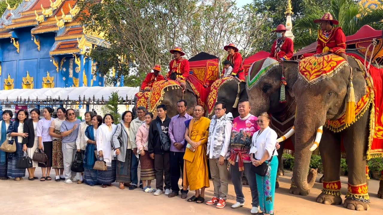 ถึงกับ-อึ้ง‼️FCฝั่งลาว🔴ได้มาเจอ😱ช้าง#พลายงาม ณ (วัดป่าอัมพวัน)