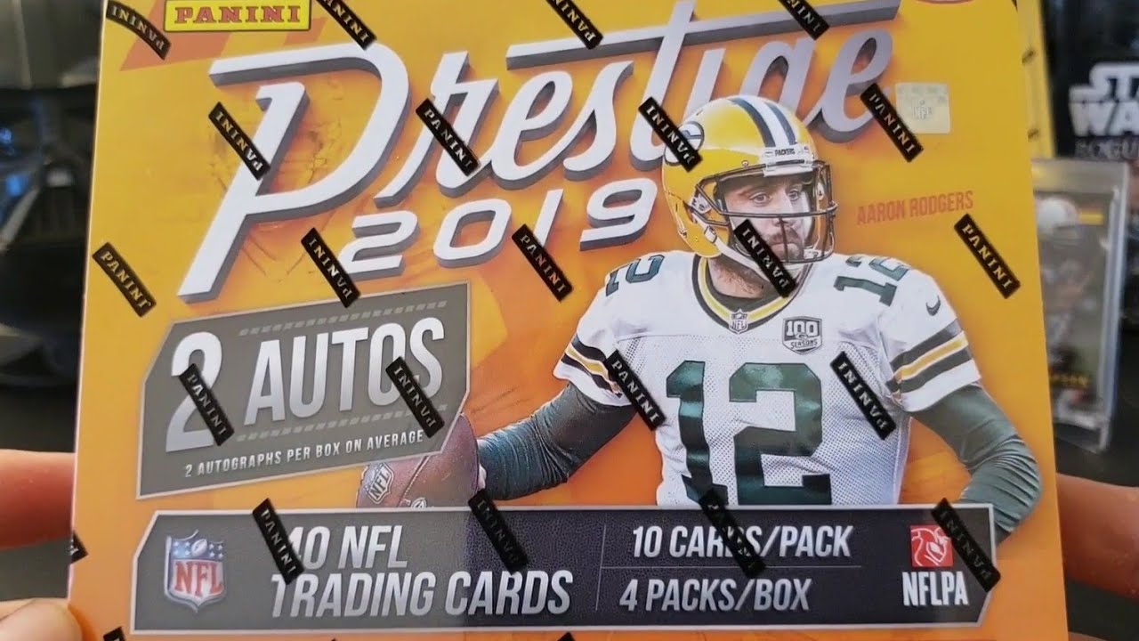 2019 Prestige Mega Box Football Box Rip #1