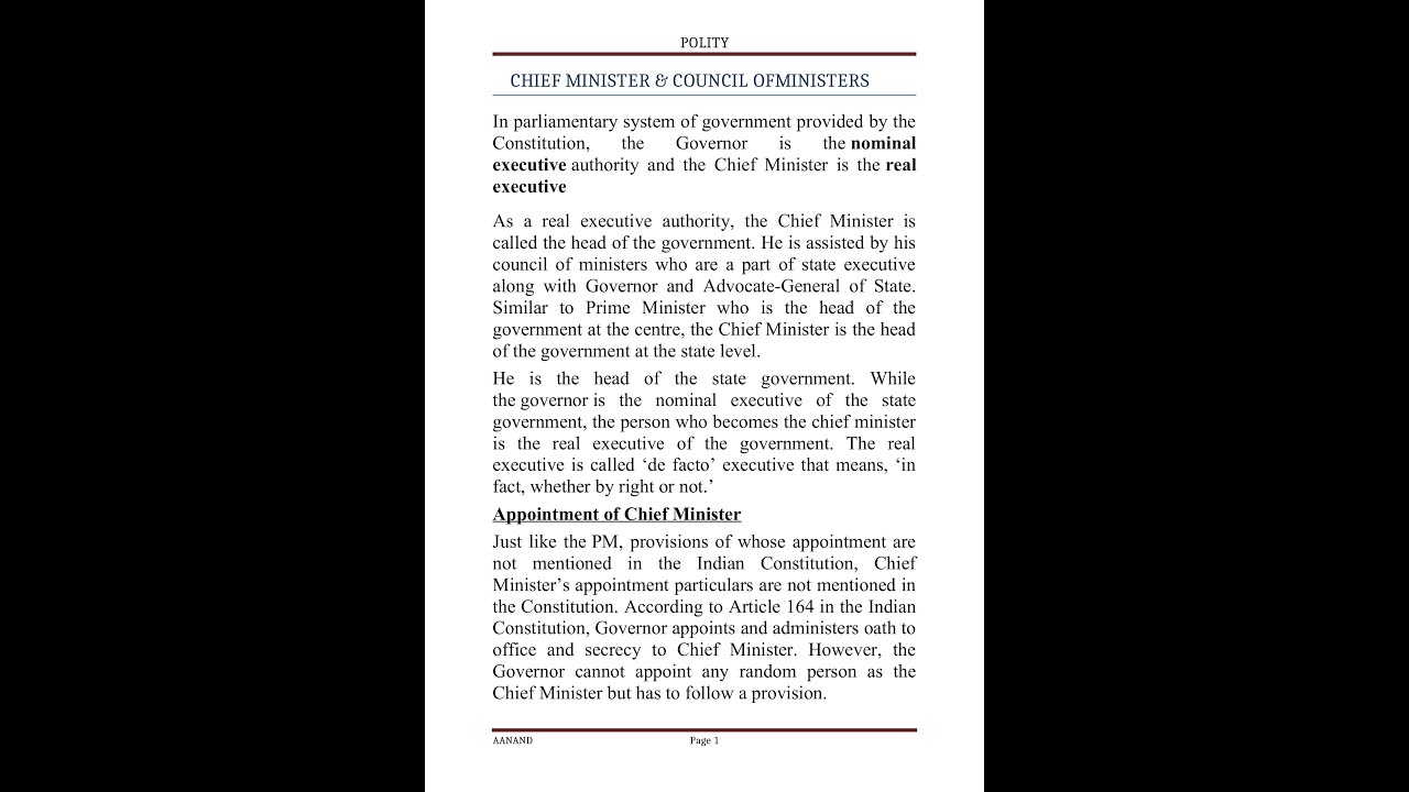 CHIEF MINISTER AND COUNCIL OF MINISTERS-2021