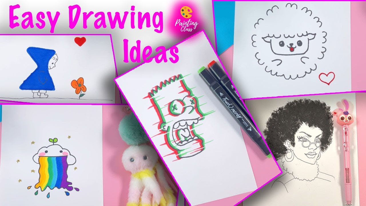 EASY and FUN! How to Draw Adorable Colorful Images