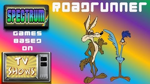 Road Runner | Road Runner & Wile E Coyote 🐦🐺| 📺 Spectrum Games Based On TV Shows 🕹6️⃣0️⃣
