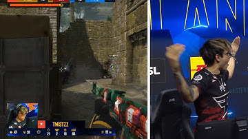 Twistzz 1v3 against MOVISTAR RIDERS on ANCIENT (FAZE VS MRS - IEM COLOGNE 2022 - SEMIFINAL)