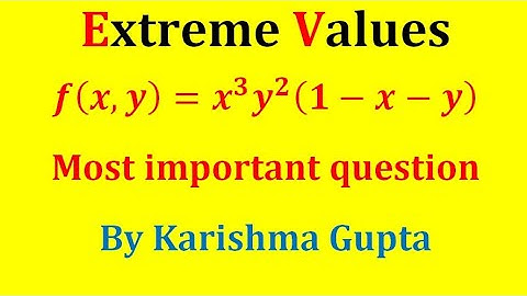 find the extreme values of the function [ solution by karishma gupta ] sumit sharma bsc