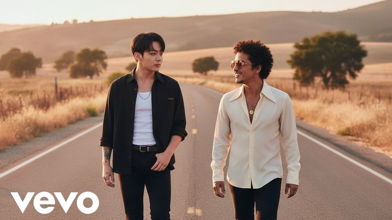 Jungkook - Die wit a smile (Bruno Mars & Lady Gaga) Music video