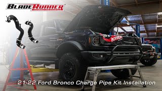 aFe POWER 202122 Ford Bronco 2.3L(t) Hot and Cold Charge Pipe Install