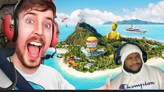 MR. BEAST Gave His 100,000,000th Subscriber An Island!!!!