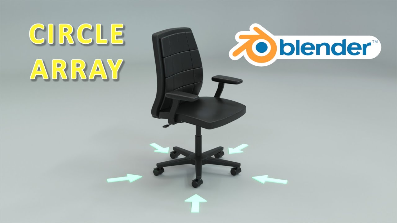 How to Create a Circle Array in Blender | Easy Array Modifier Tutorial ...