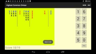 Learning how to calculate the Highest Common Divisor screenshot 2