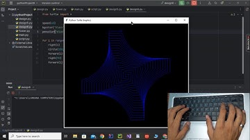 ASMR Programming - Colorful Flower using Python - No Talking