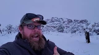 Snow In Joshua Tree National Park 12/26/2019