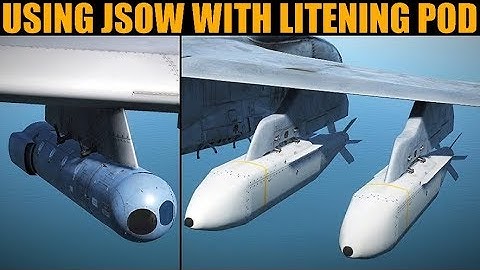 FA-18C: Using JSOW/JDAM With A-10C Litening TGP/TPOD Tutorial | DCS WORLD