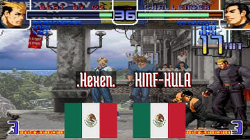 @kf2k2pls: .Hexen. (MX) vs KINF-KULA (MX) [King of Fighters 2002 Plus kf2k2 Fightcade] Jul 11