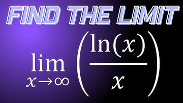 Limit of ln(x)/x as x approaches infinity
