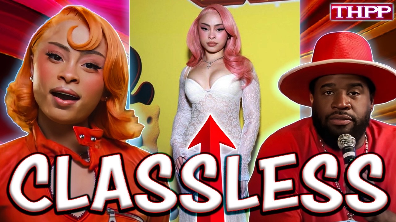 Ice Spice BUCKET NEKED White Dress at Kid's Spongebob Premiere! Corey Holcomb WARNED US!