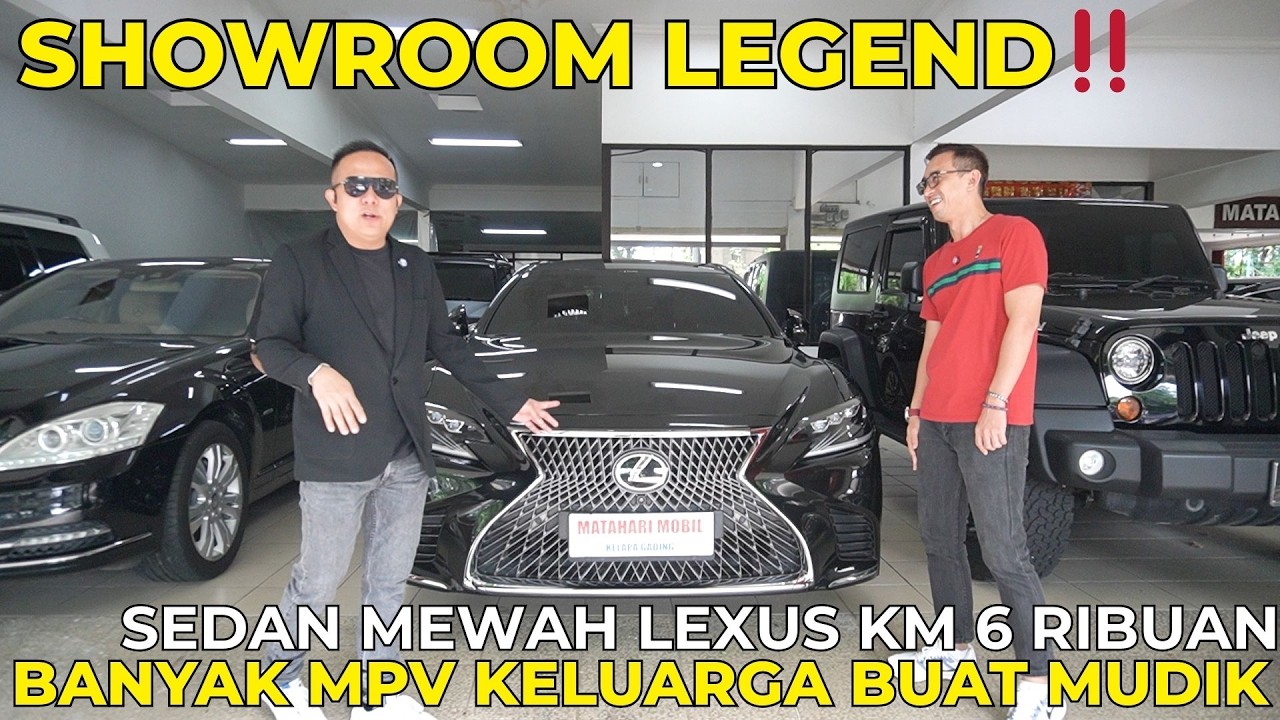 SHOWROOM MOBIL BEKAS LEGEND ‼️READY BANYAK MPV KELUARGA BUAT MUDIK LEBARAN