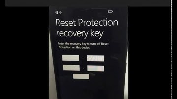 Lumia 640 Reset Protection Key Bypass