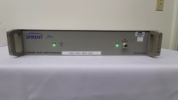 Spirent GSS 6300 Multi-GNSS Generator (A# 55671)