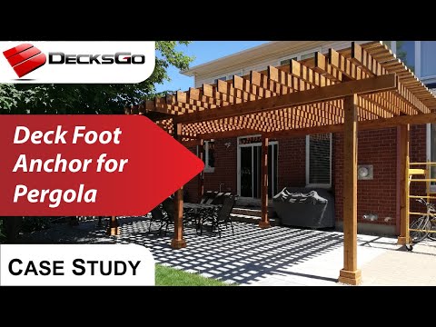Building A Pergola On Paver Patio With Deck Foot Anchors You Building A Pergola On Paver Patio With, How To Build A Pergola On Patio Pavers