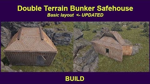 Double terrain bunker safehouse - basic layout