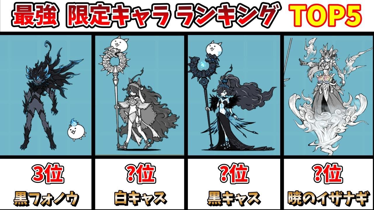 The Battle Cats] Top 5 strongest limited characters! [Super
