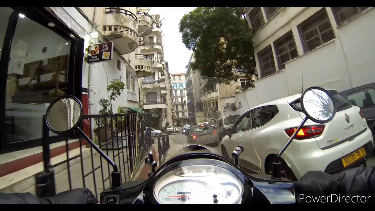 une balade à Alger centre avec moto
