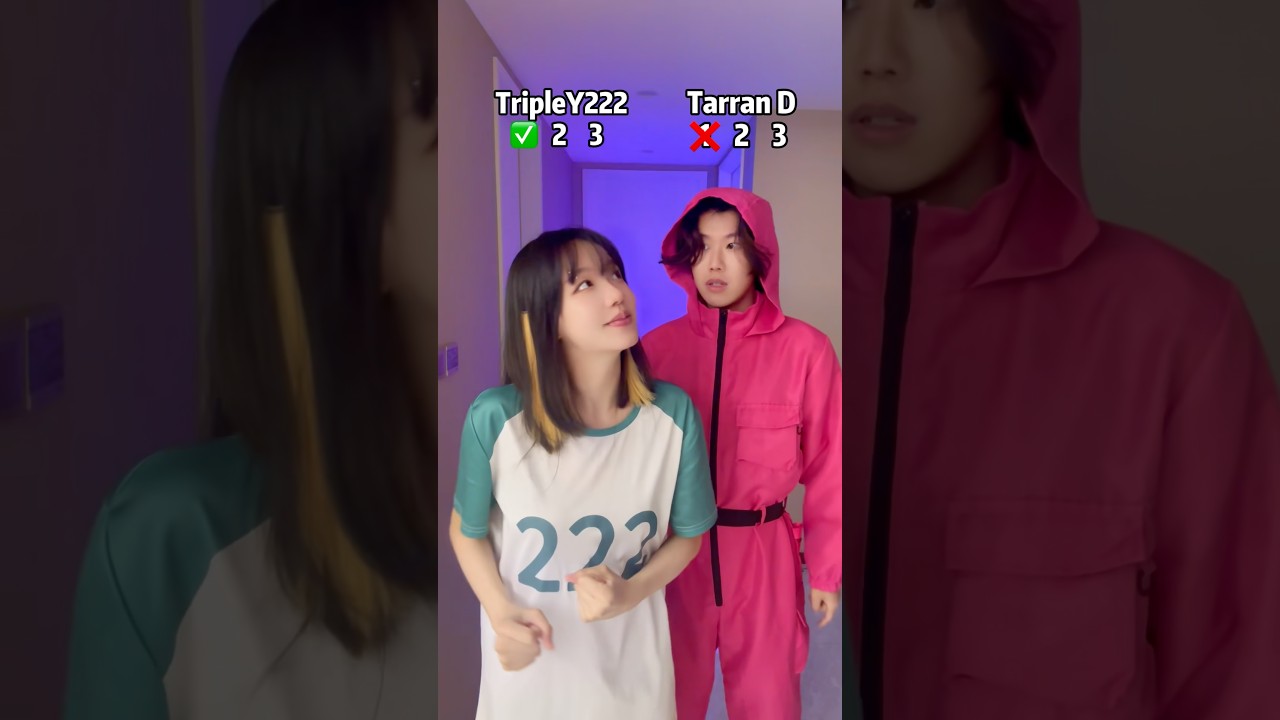 Player222 & guard El Pepe Challenge!😎#watchtillend #player222 #squidgame #challenge #funny