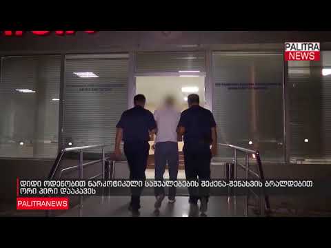 დიდი ოდენობით ნარკოტიკული საშუალებების შეძენა-შენახვის ბრალდებით ორი პირი დააკავეს