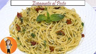 Espaguetis al Pesto | Receta de Cocina en Familia