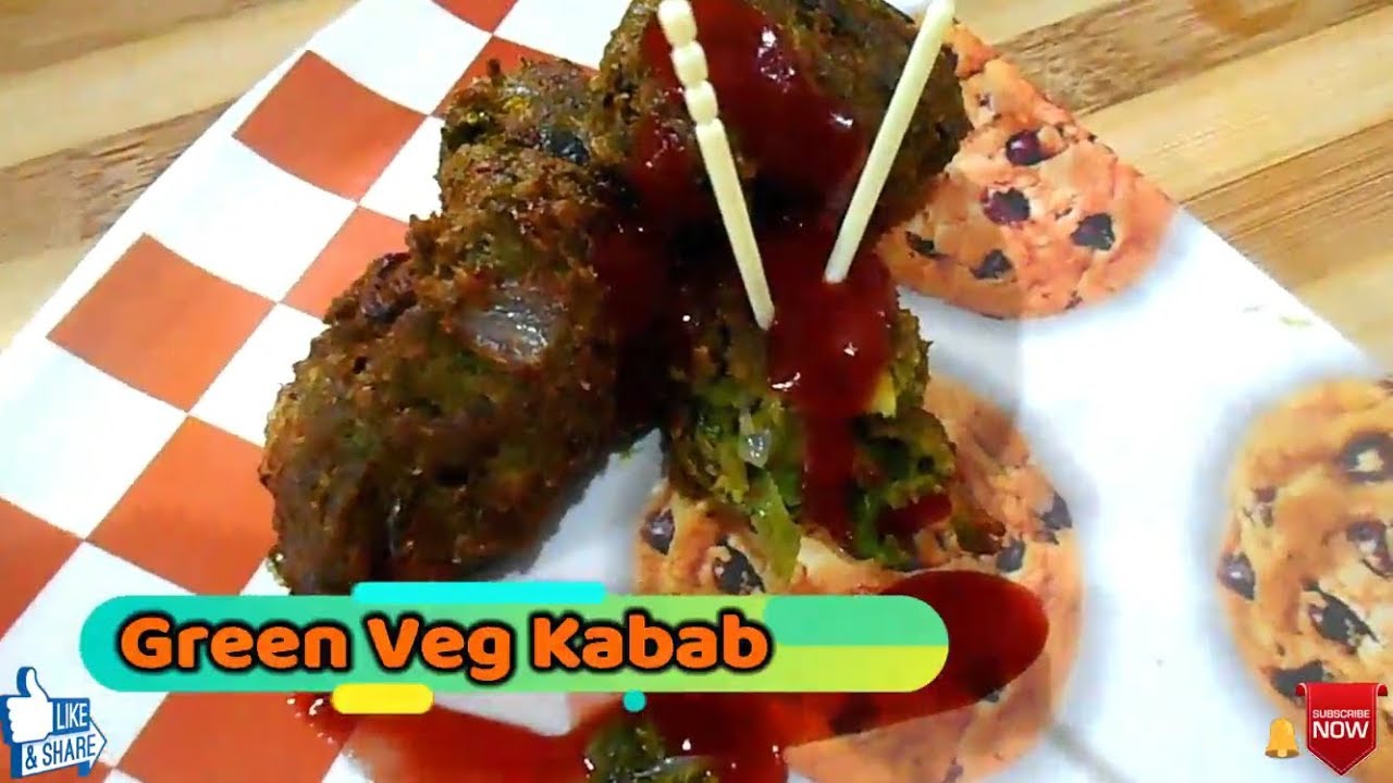 Green Veg Kabab kabab recipe veg kabab recipe हरा कबाब (Sudha