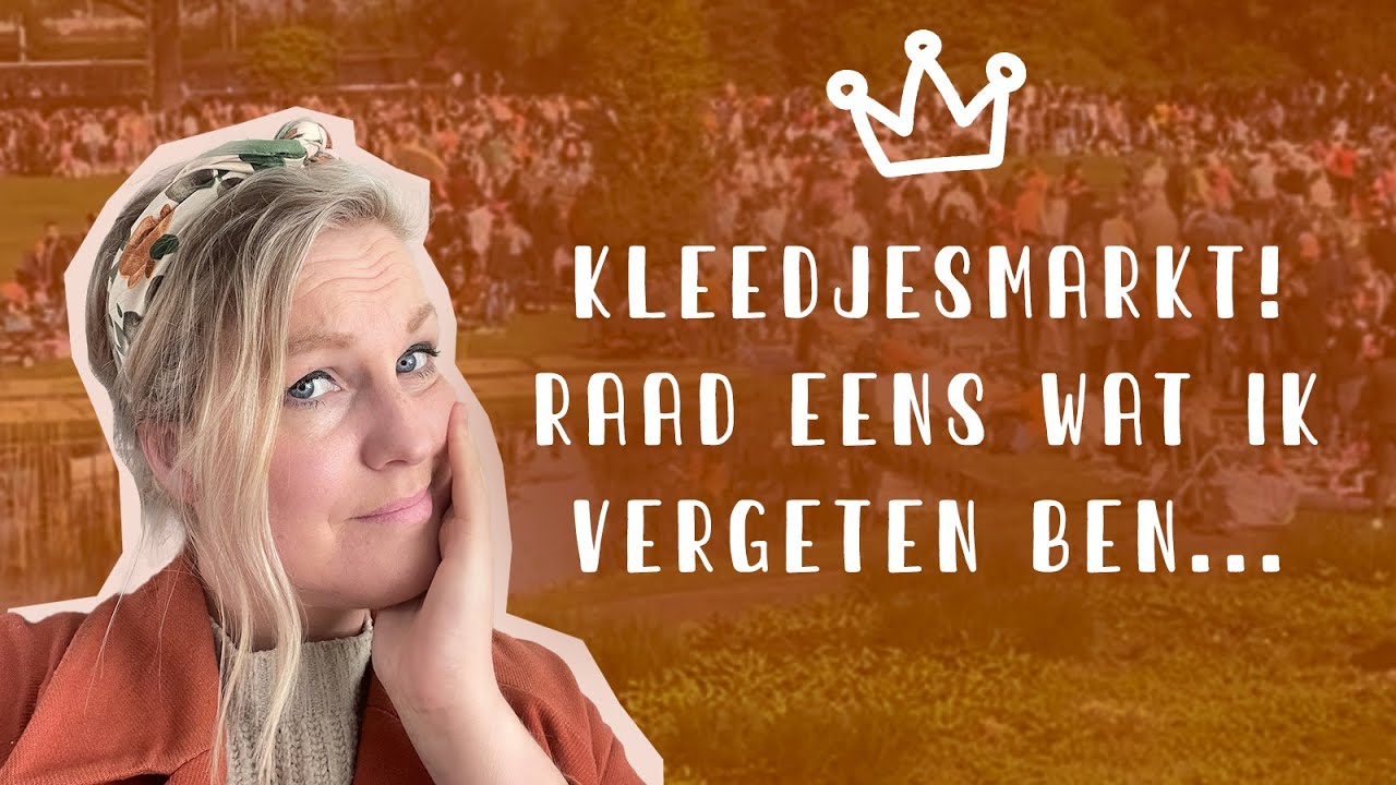 Koningsdagspecial! We gaan een klein rondje lopen over de kleedjesmarkt in Enschede 