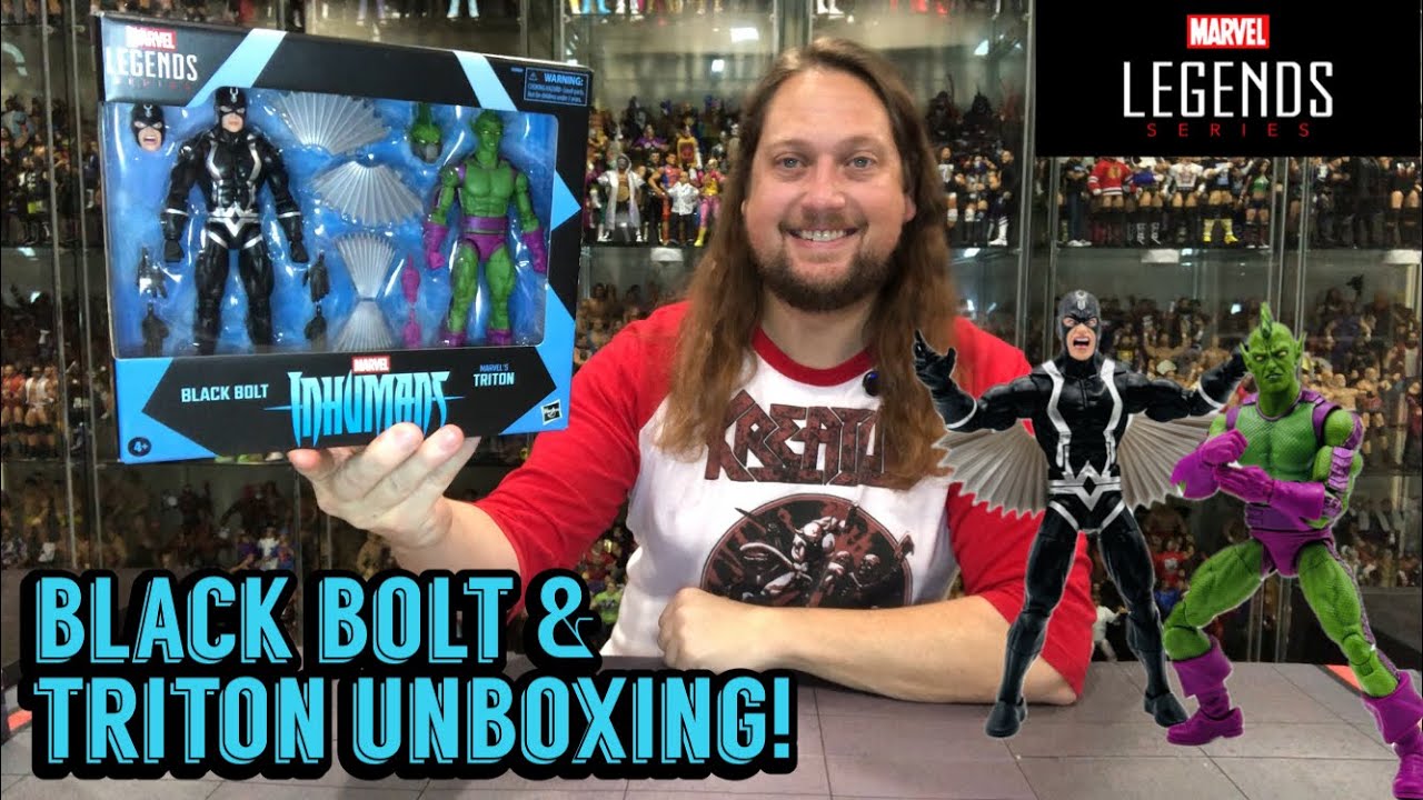 Black Bolt & Triton Inhumans Marvel Legends Unboxing & Review!