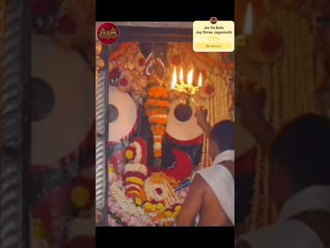Today's Divine Jagannath ji Mangal Aarti #shorts #viral #jagannath #youtubeshorts #shortsfeed #short