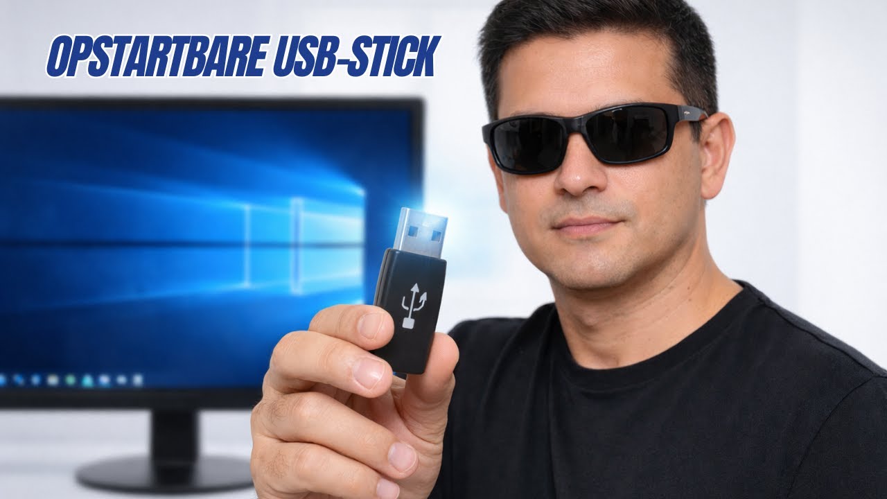 LEER HOE JE EEN OPSTARTBARE USB-STICK MAAKT OP PC OF LAPTOP