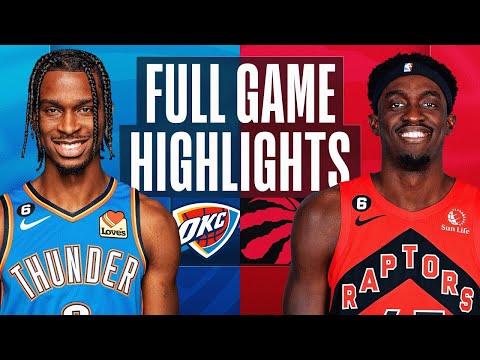 Oklahoma City Thunder vs. Toronto Raptors Full Game Highlights | Mar 16 | 2022-2023 NBA Season