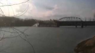 Old Indiana 64 bridge destroyed - Feb. 16, 2011