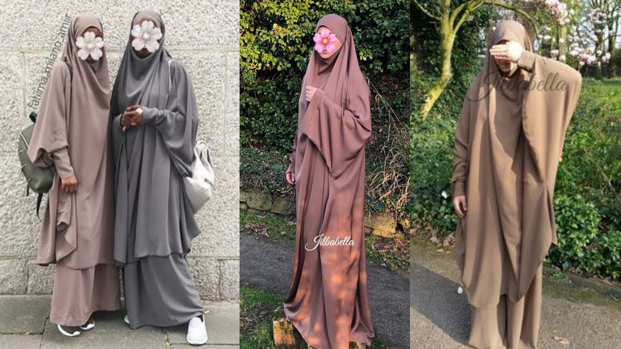 جلبابات عصرية  بألوان فاتحة و صيفية  للبنات  😍||djelbab 2019