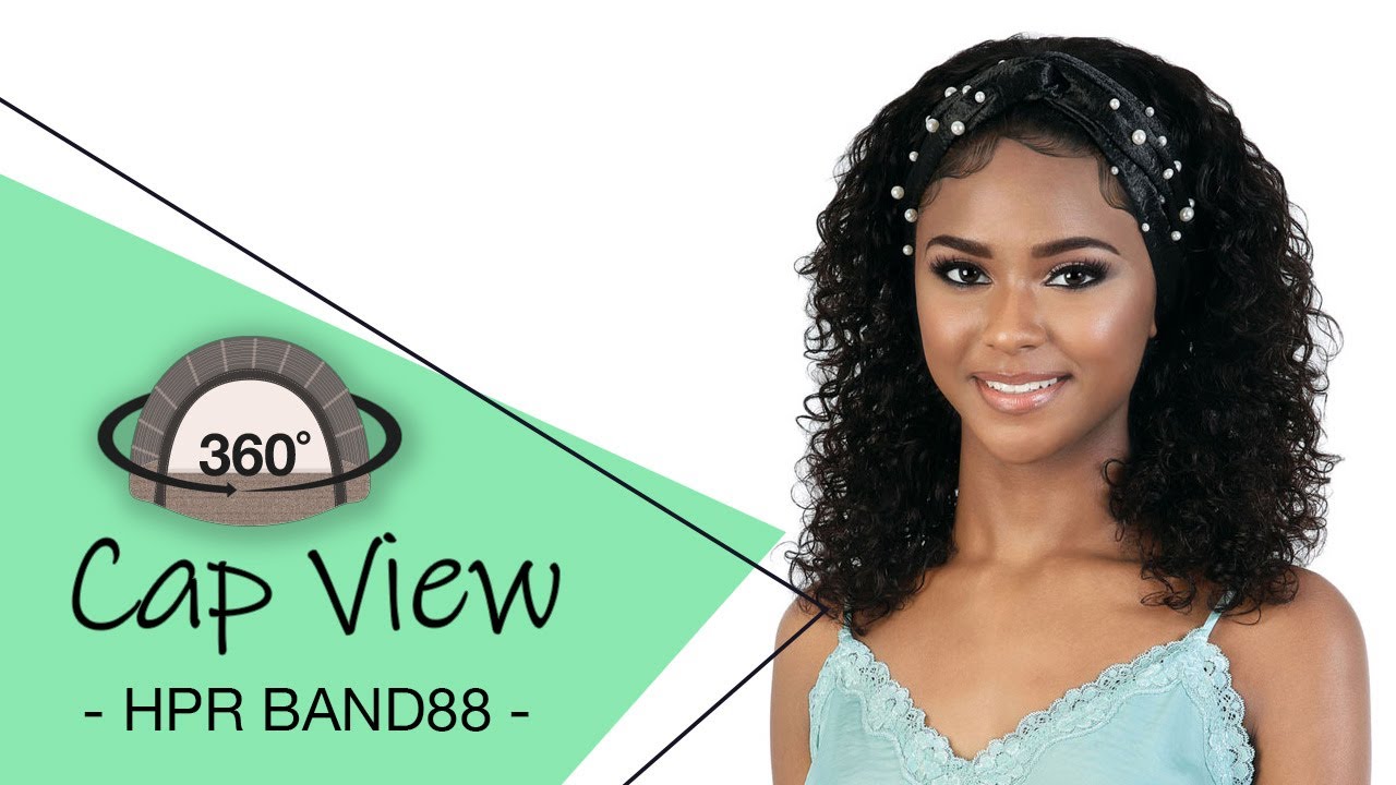 Motown Tress 100% Persian Virgin Remy Human Hair Headband Wig