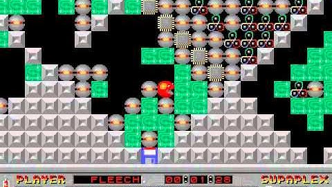 Supaplex: Original Levels: Level 81: Diagonal!