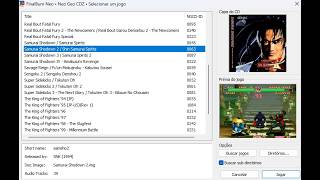 Neo Geo Cd FrontEnd com 40 Jogos