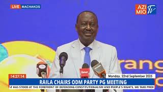 "Who said ODM won't have a candidate in 2027?" Raila warns MPs against premature declarations