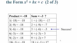 MATH130 Section 6.4 Lecture Video