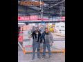 Kazakhstan to visit our factory and inspect our Automatic Stirrup Bending Machine.
