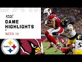 Steelers vs. Cardinals Week 14 Highlights | NFL 2019